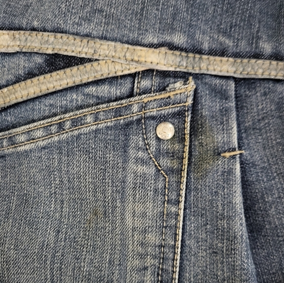 MARITHE FRANCOIS GIRBAUD Vintage Denim Jacket Large - Picture 10 of 10